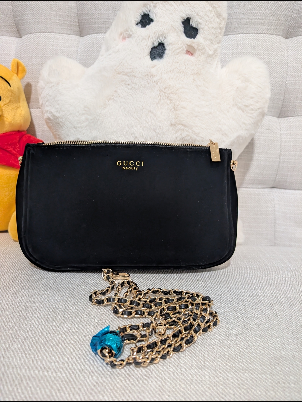 Gucci Beauty Black Chain Shoulder Bag - Picture 3 of 7